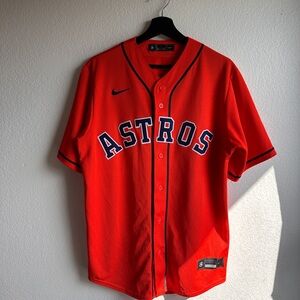 Nike Astros Scarlet Red Jersey